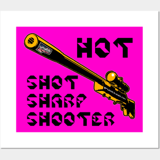 Hot Shot Sharp Shooter, v. Code Orange Sniper Rifle Posters and Art